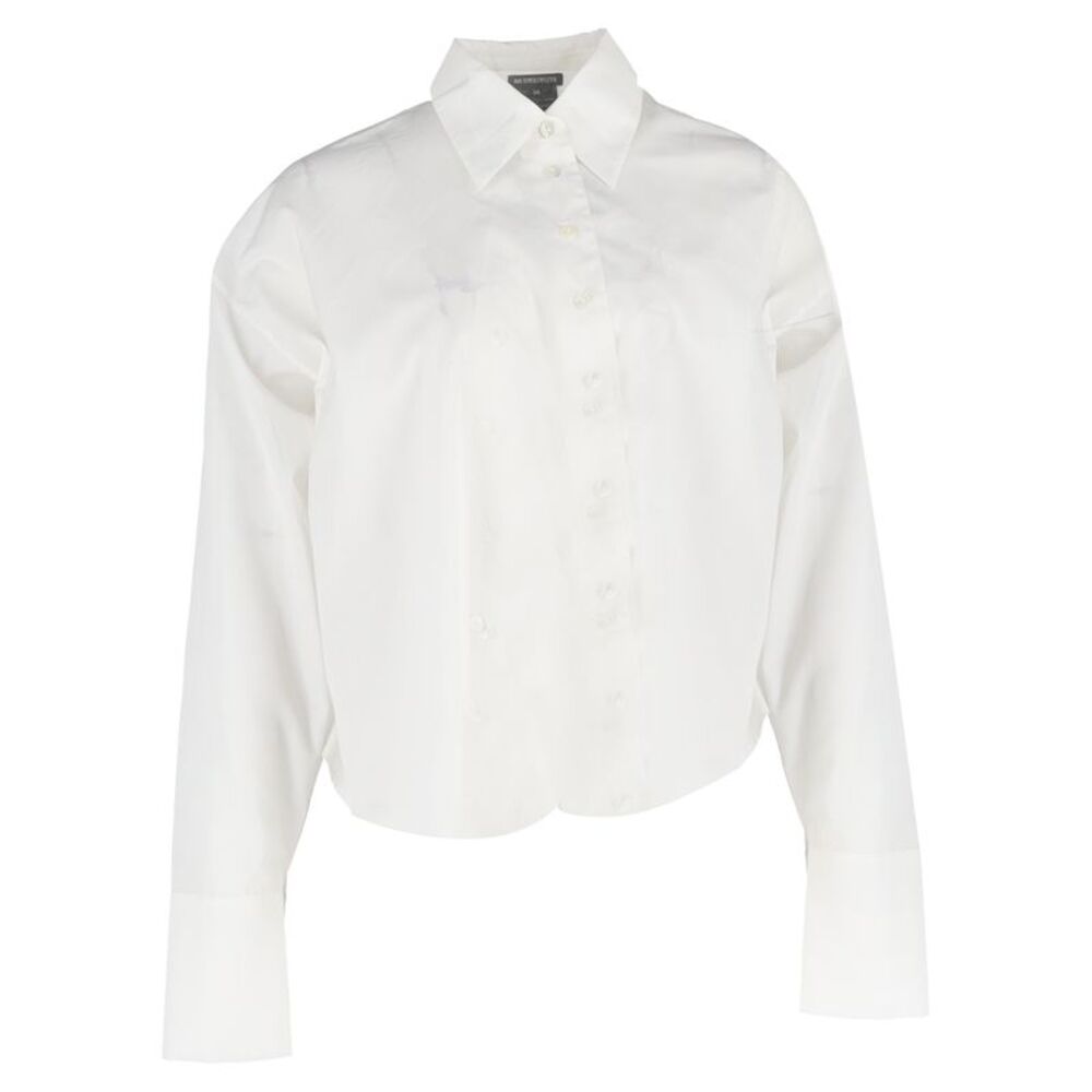 Ann Demeulemeester One Sleeve Shirt in White Cotton